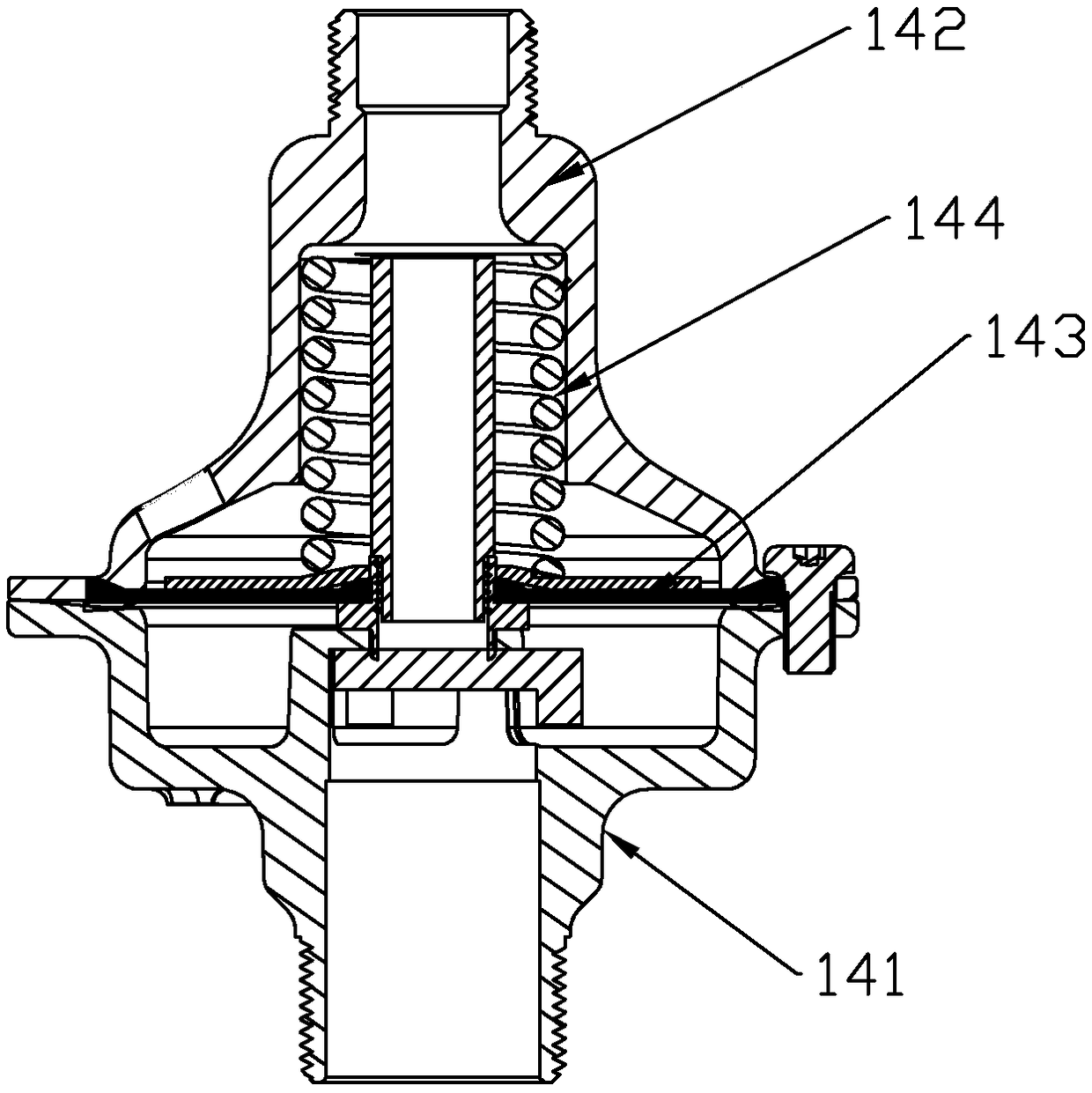 Machining technology of high-precision constant pressure valve and production line thereof