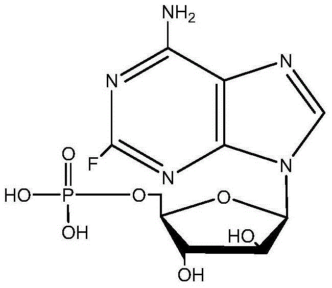 Preparation method for 9-beta-D-arabinofuranosyl-2-fluoroadenine-5'-phosphate