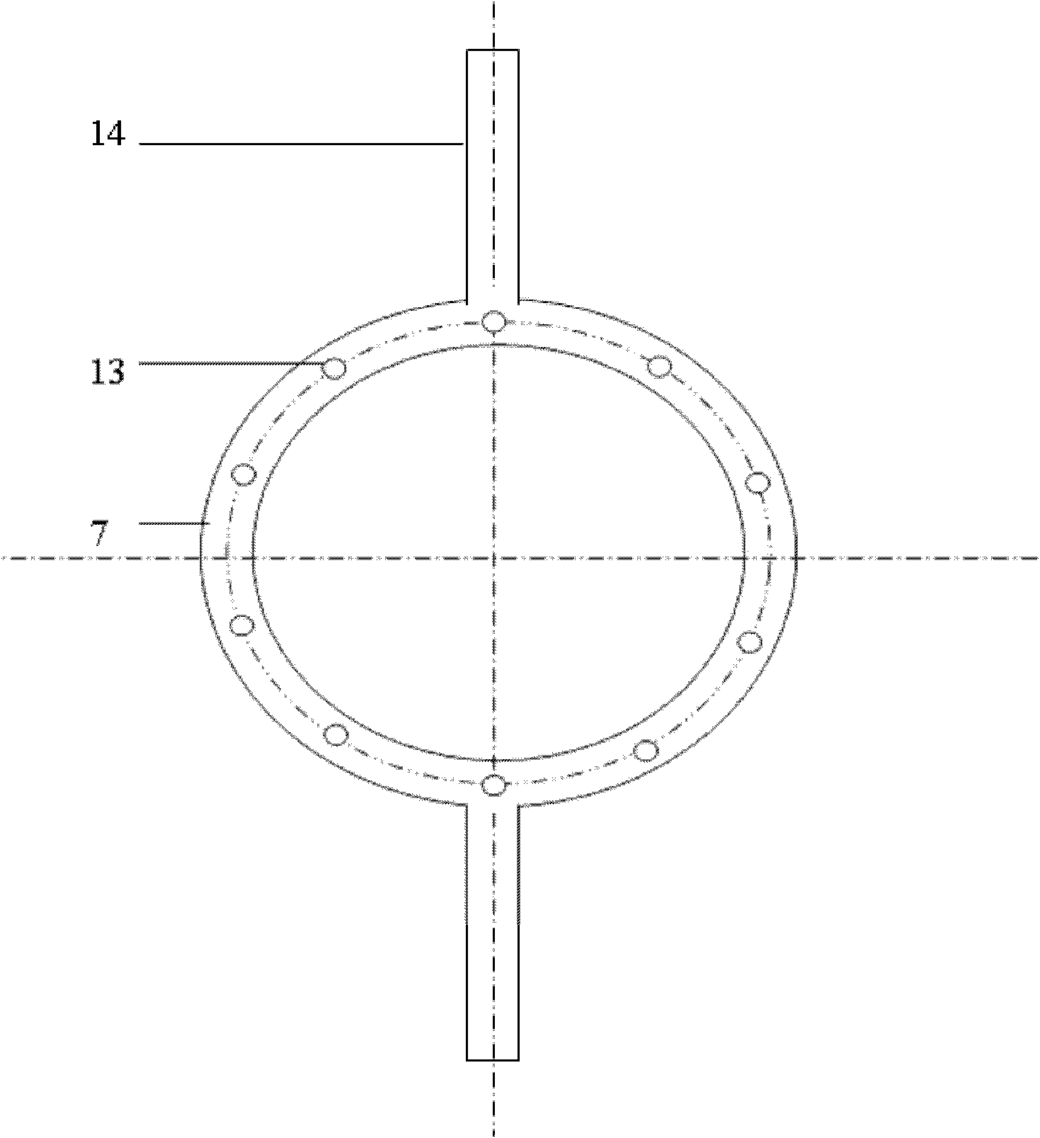 Spraying axial-current fan with ring-shaped water-jet pipe