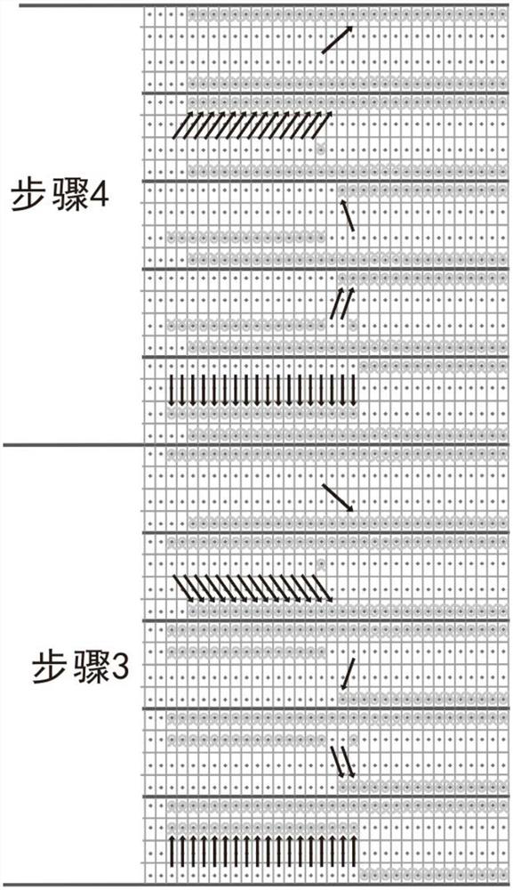 Knitting method for improving appearance effect of single splicing corner under fully-formed clamp and knitted fabric