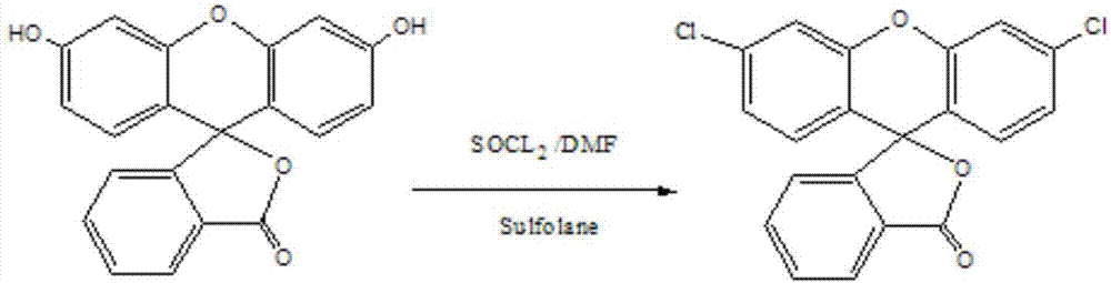 Preparation method of fluorane dye for thermal-sensitive printing