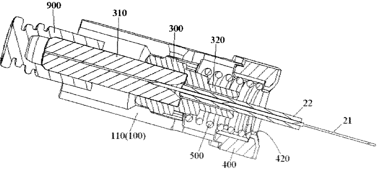 Optical fiber connector and assembly method thereof