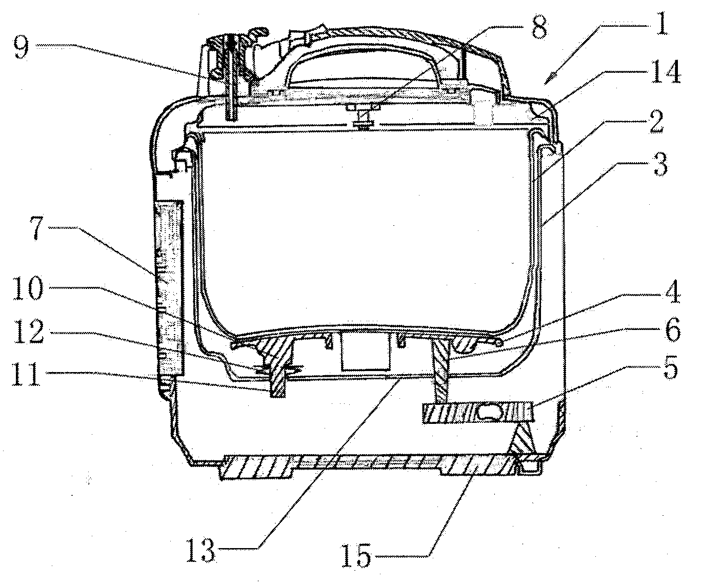 Pressure-detection method and a detection device for an electric pressure cooker