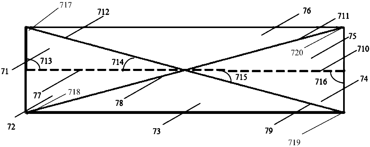 A folding arch bridge structure