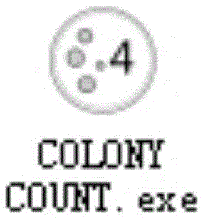 Image acquisition, recognizing and counting method for colonies