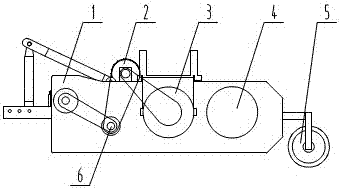 Double-barrel Straight Straw Returning Machine