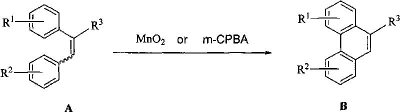 Manganese dioxide or m-chloroperoxybenzoic acid-participated oxidative coupling-prepared phenanthrene, dinaphthol and biphenyl derivative