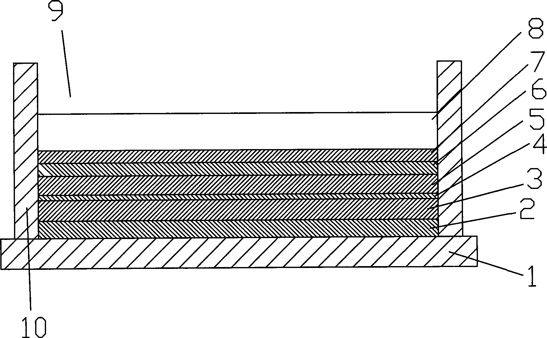 Planting roofing as well as construction method thereof