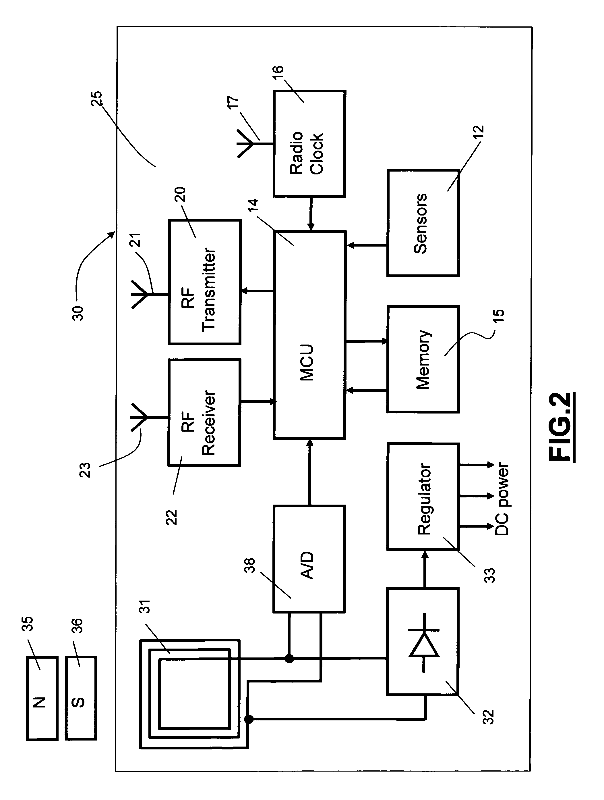 Tire parameter sensor unit with real time data storage