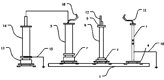 Device for operation of protective gap of transformer neutral point