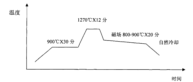 Instrument composite magnet with magnetic temperature compensation