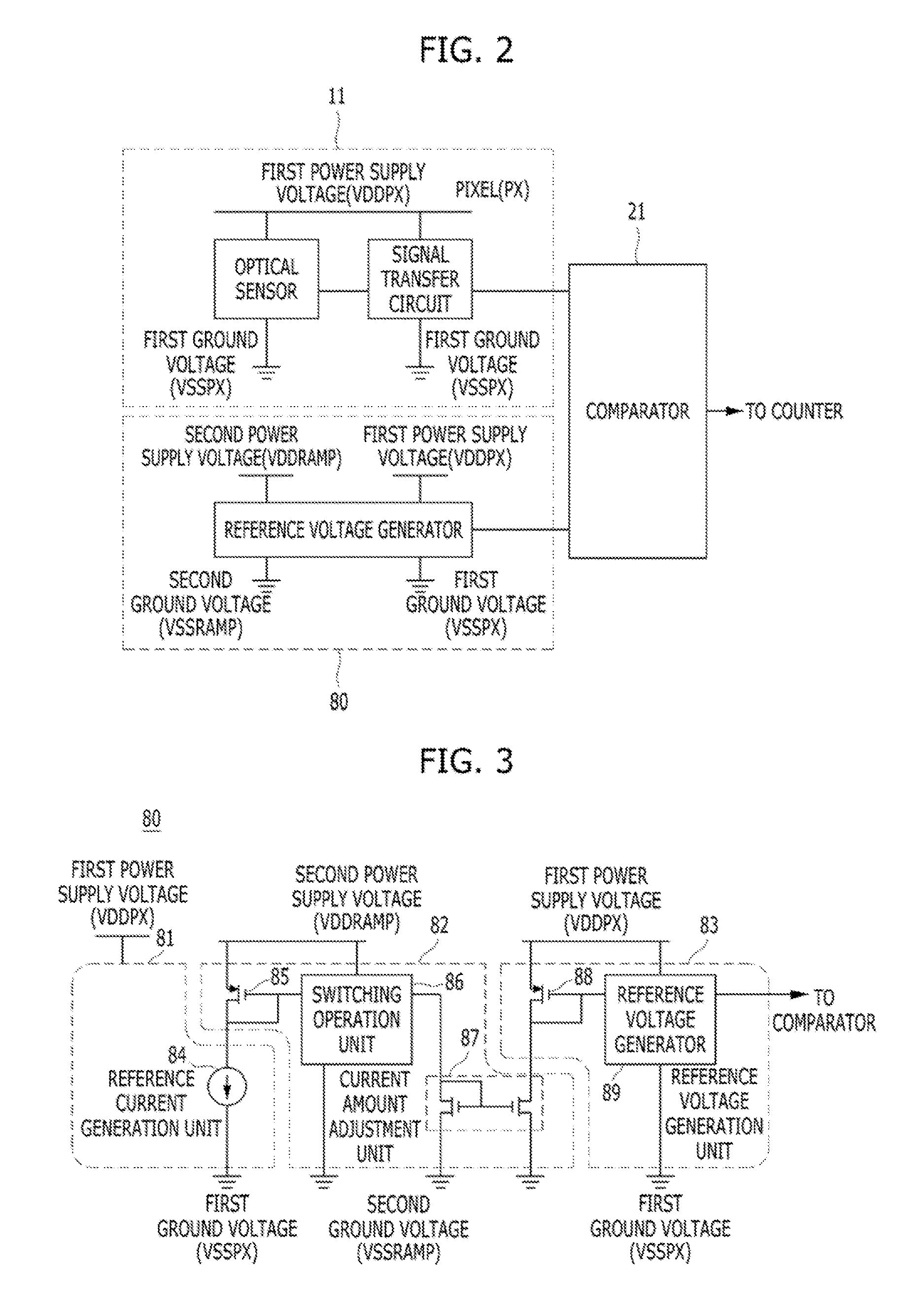 Reference voltage generator having noise cancelling function and CMOS image sensor using the same