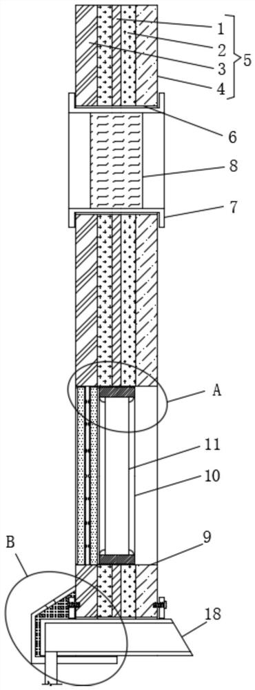 Energy-saving heatable building wall and assembly method thereof