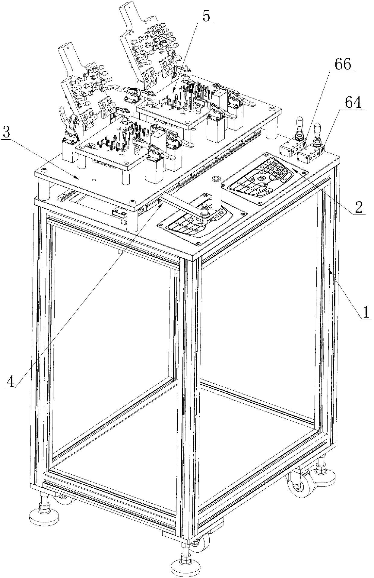 Key disassembly tool for radio panel