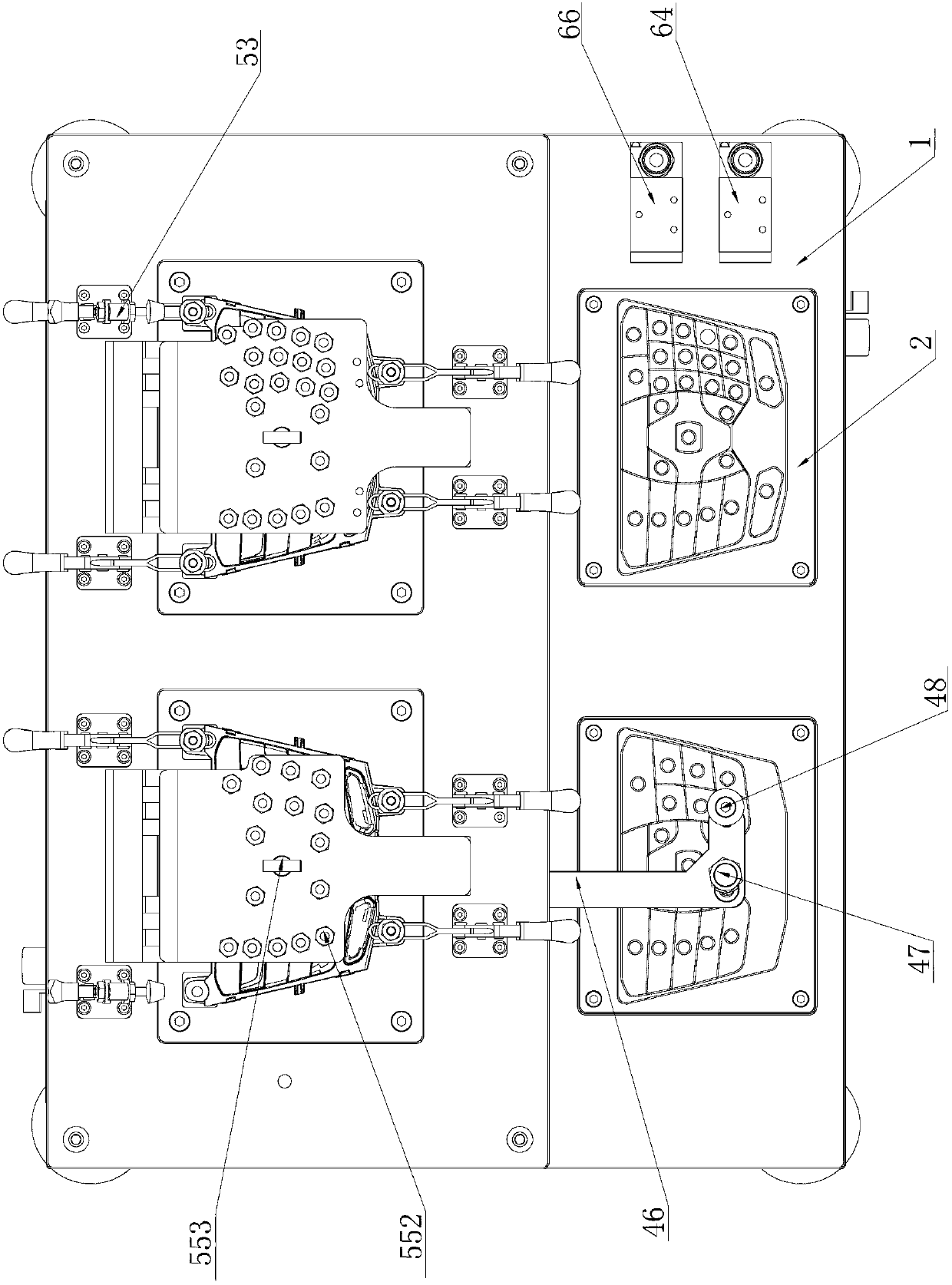 Key disassembly tool for radio panel