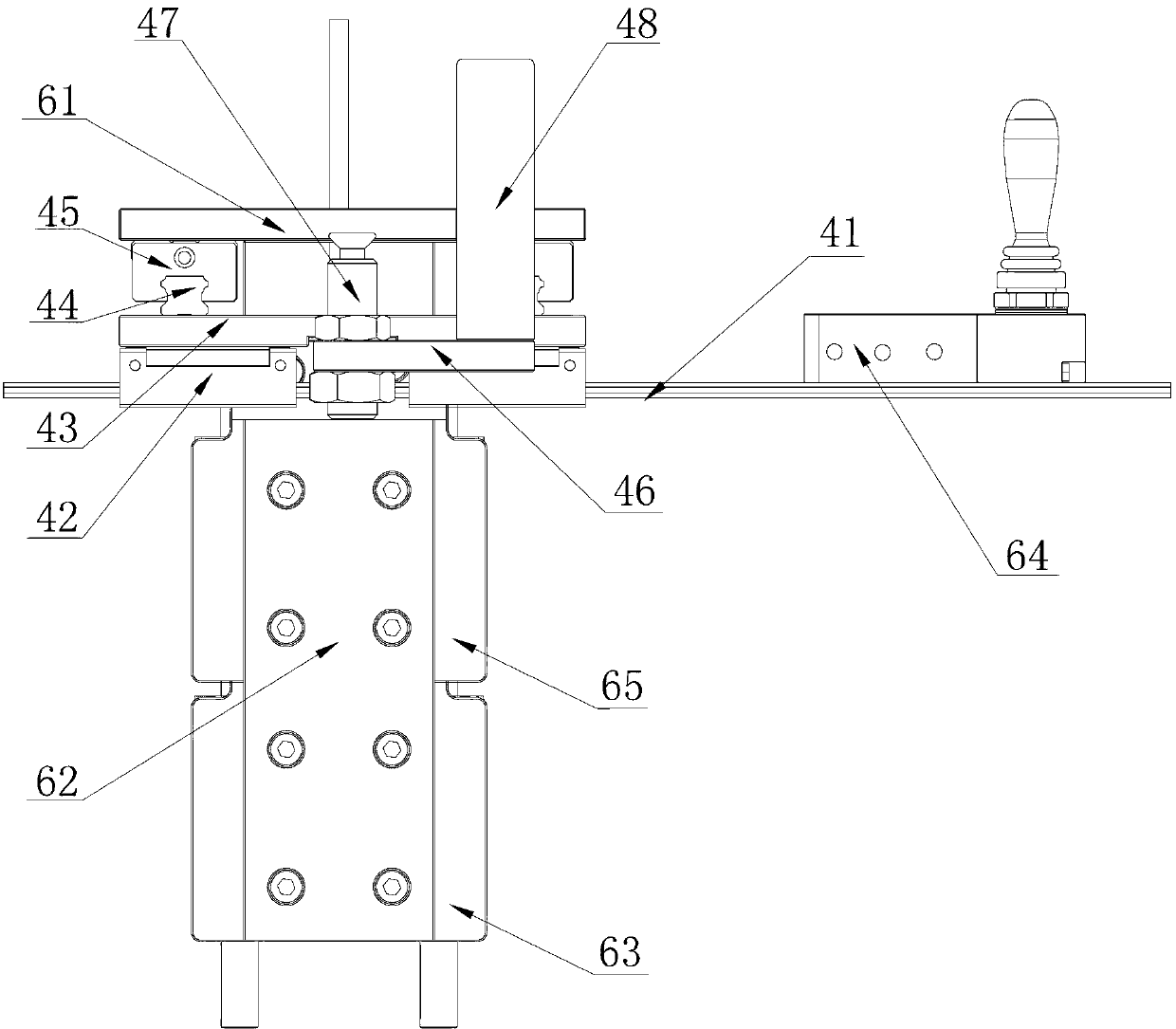 Key disassembly tool for radio panel