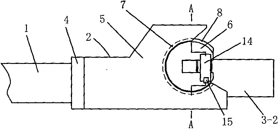 Special bracket for continuously casting long nozzle