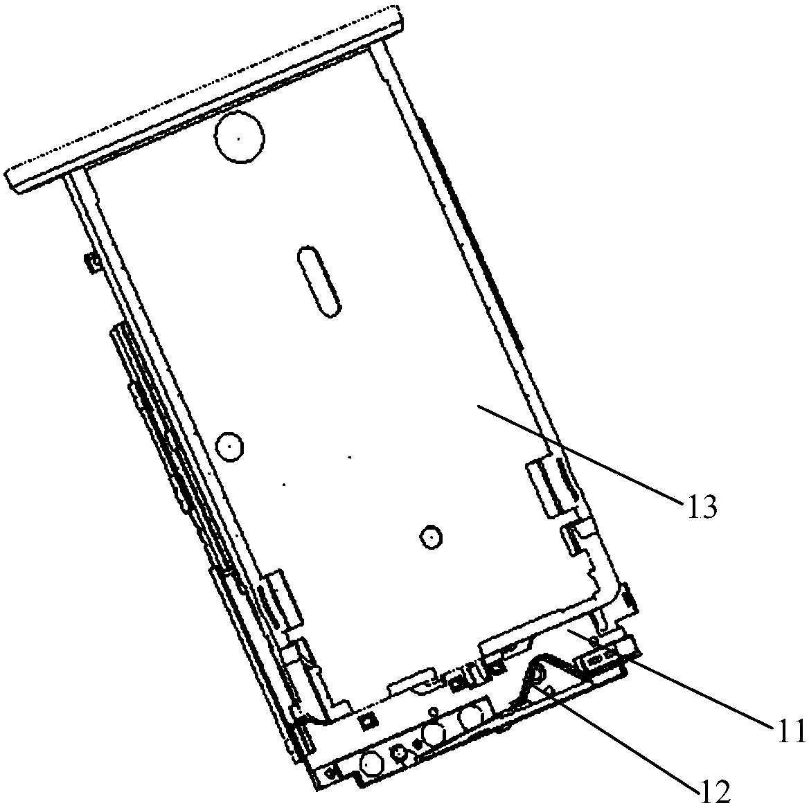 Smart card holder and electronic equipment