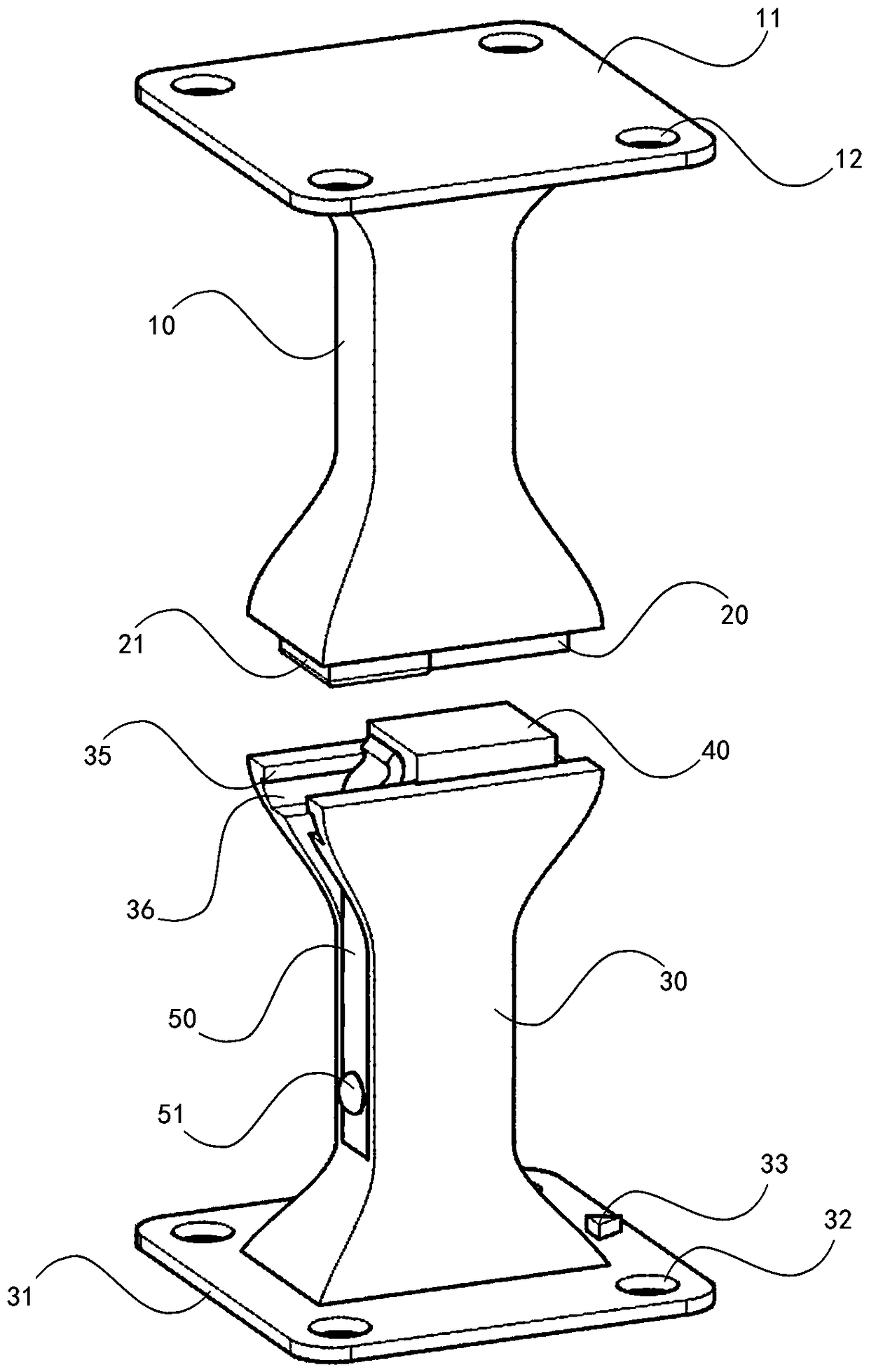 Buffering door stopper and mounting method thereof