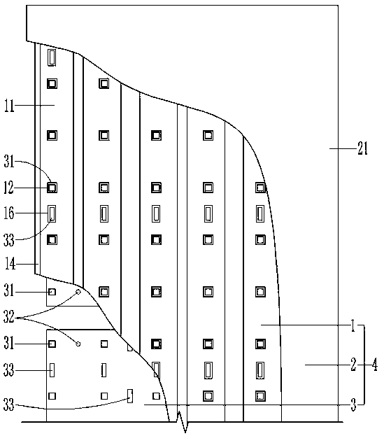Backlight module of arc-shaped modular lamp box