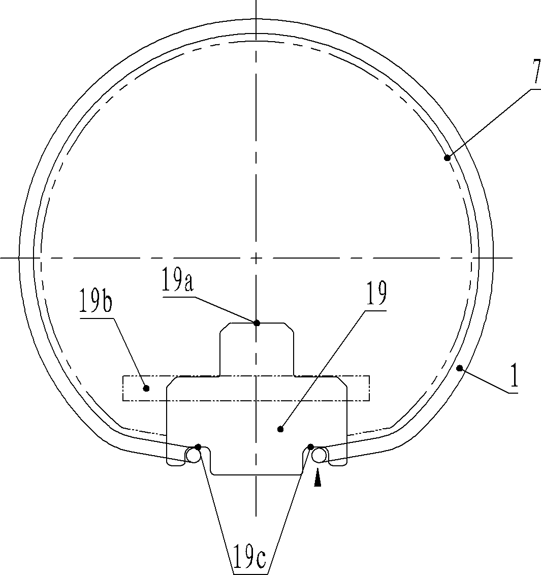 Booster with emergency braking function