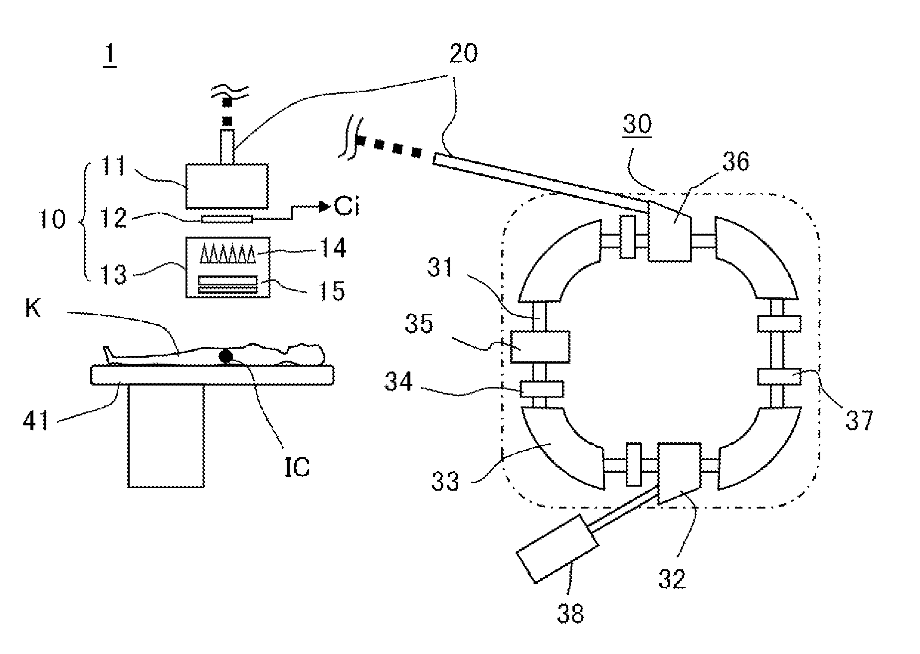 Particle therapy device and method for setting dose calibration factor