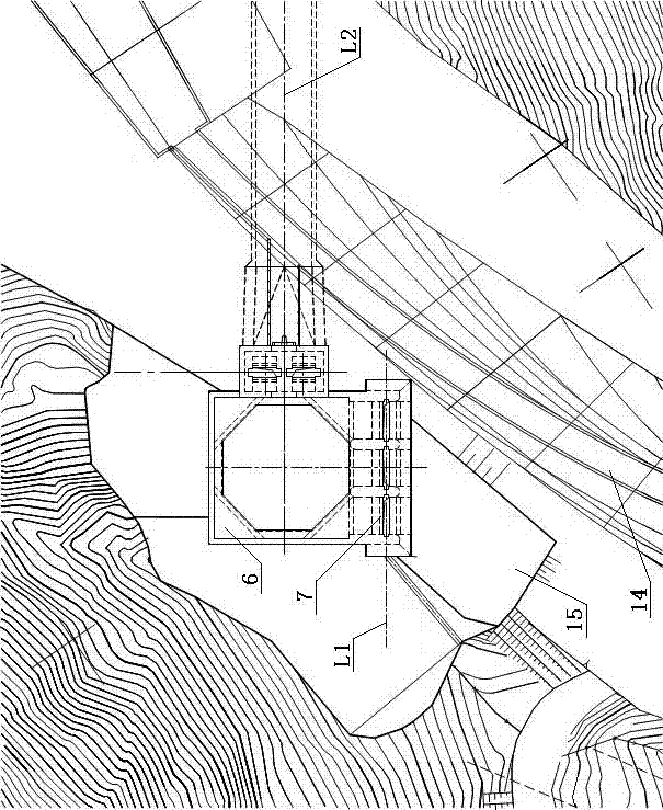 Independent arrangement structure of side-direction flow-in funnel type water inlet