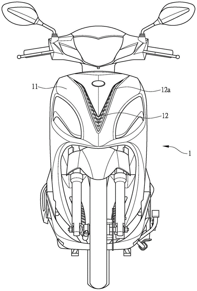 Vehicle lamp structure