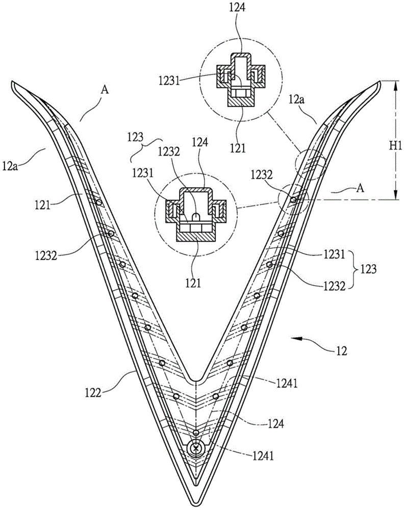 Vehicle lamp structure
