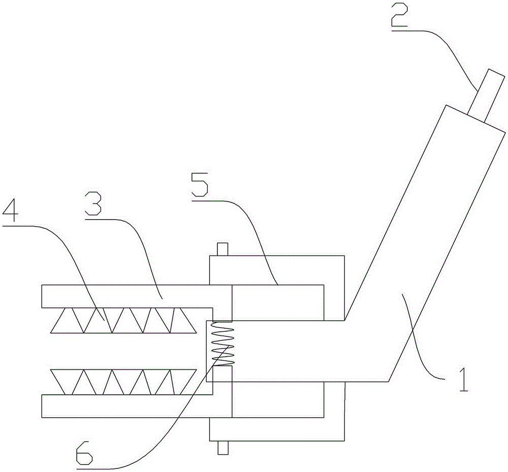 Glass transfer clamping equipment