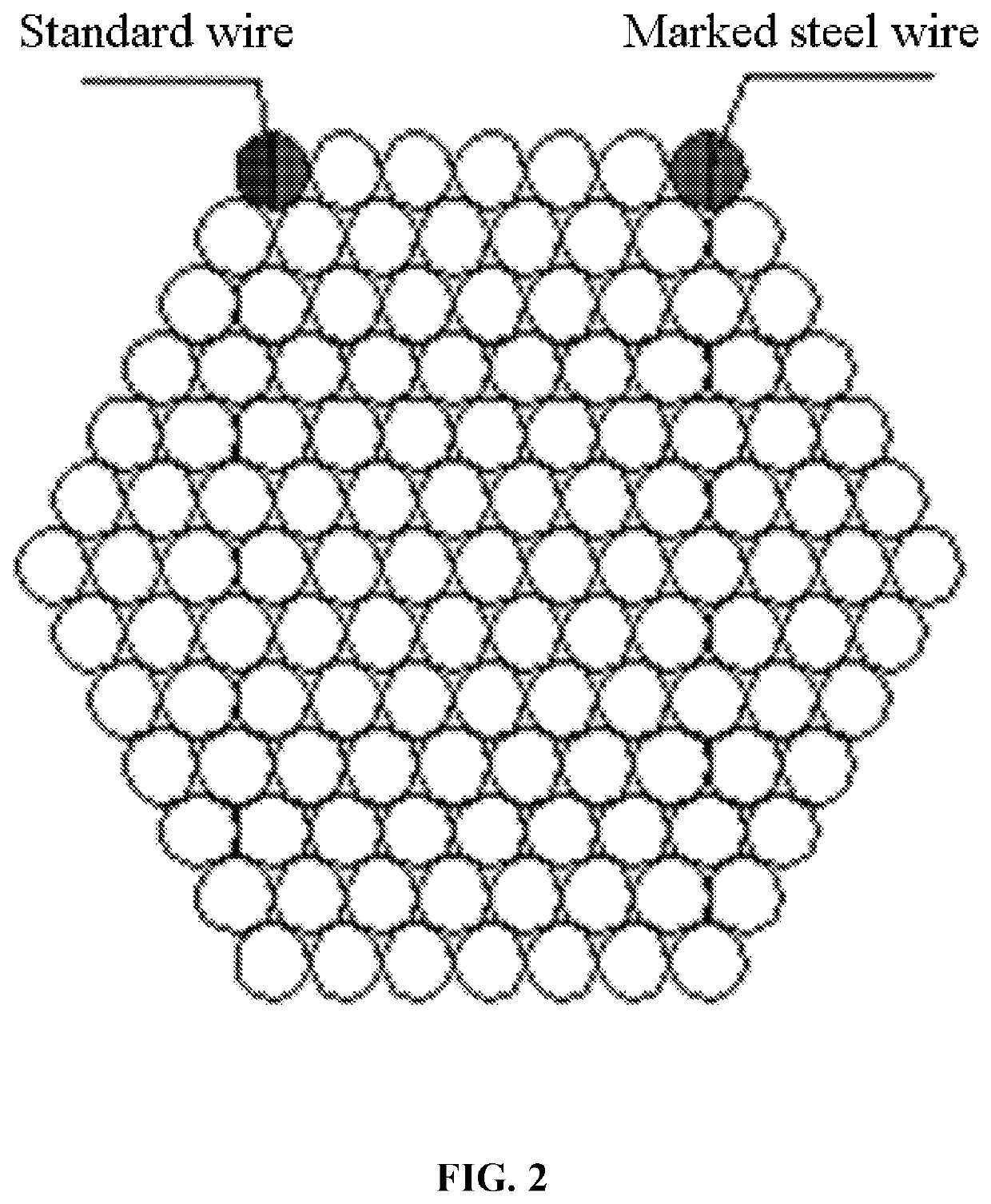 Method for fabricating wire strand for main cable of suspension bridge