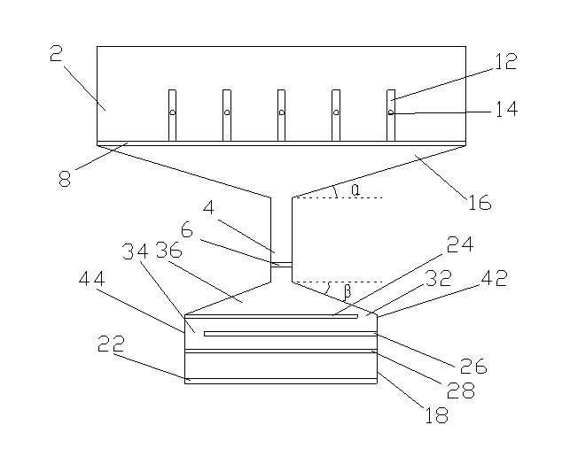 Yarn cylinder group type dust collection device capable of effectively preventing dust from returning