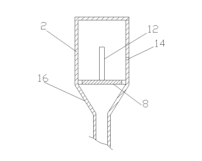 Yarn cylinder group type dust collection device capable of effectively preventing dust from returning
