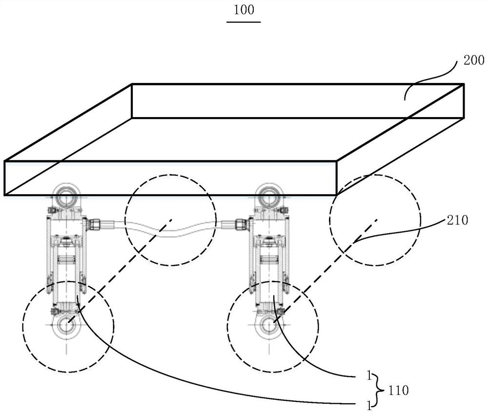 Hydraulic suspension system and vehicle