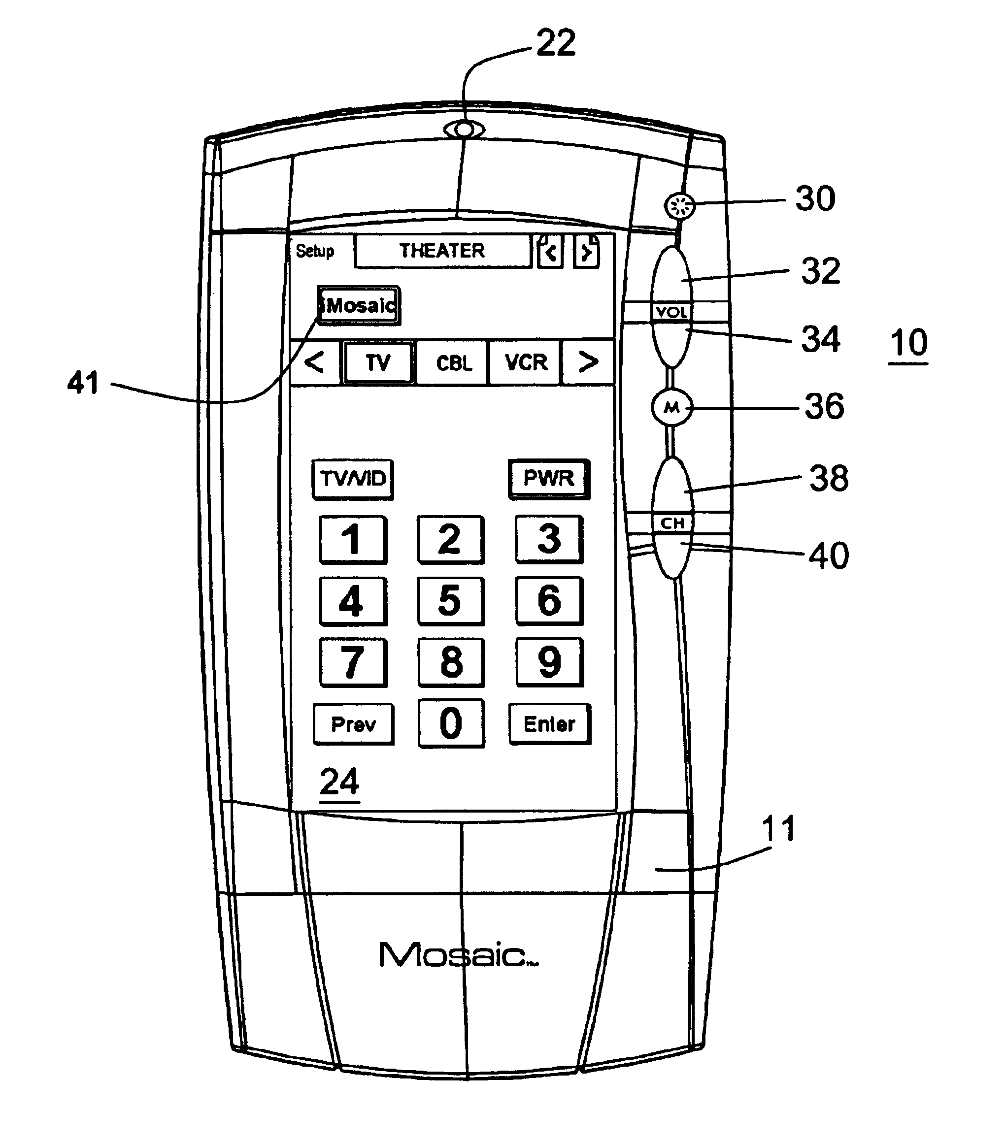 Universal remote control with display and printer