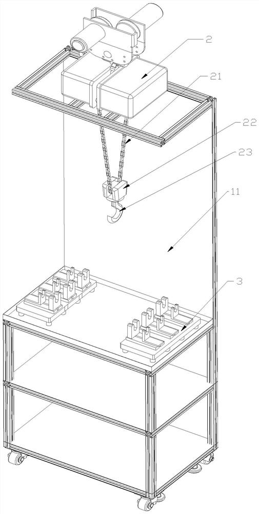 A loading platform device for explosion damage experiments of civil engineering structures