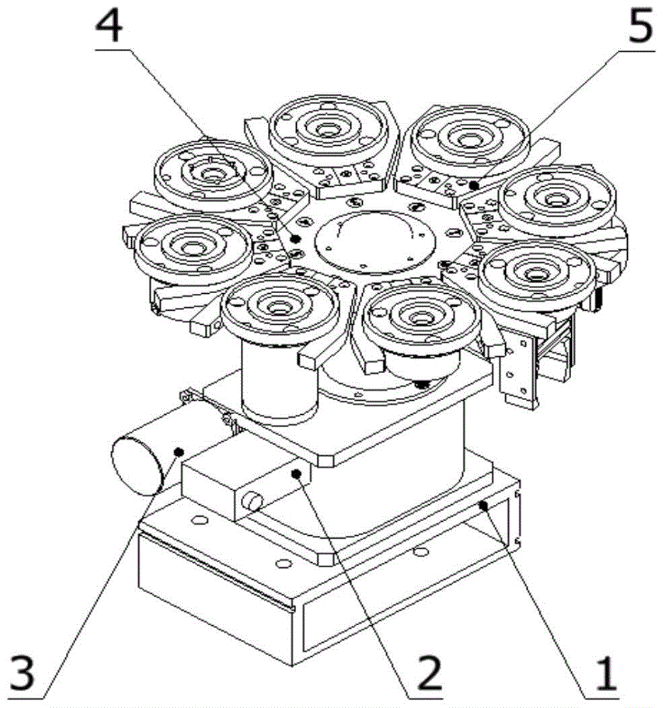 A robot intelligent terminal automatic replacement device