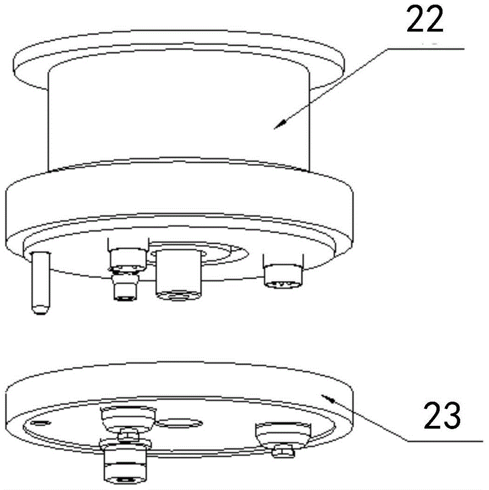 A robot intelligent terminal automatic replacement device