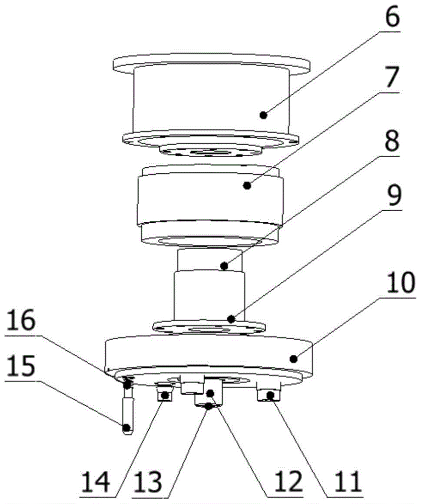 A robot intelligent terminal automatic replacement device