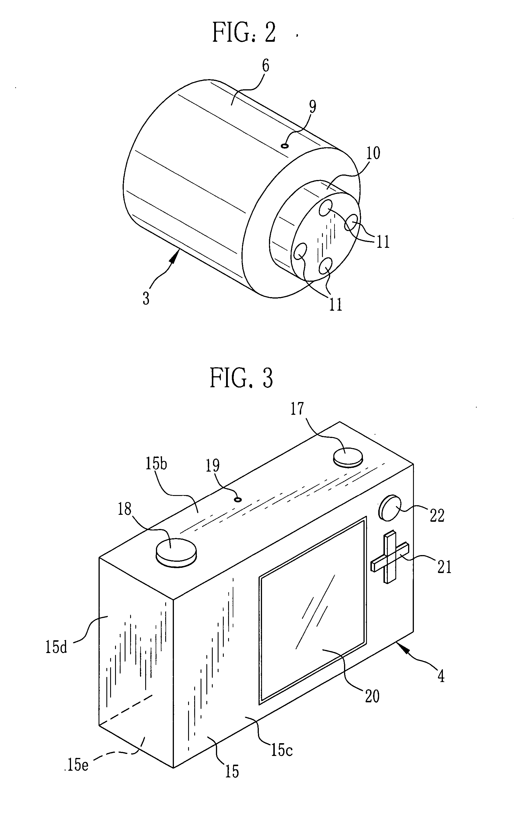 Camera system for attaching lens unit to electronics device