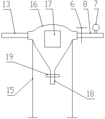 Negative-pressure draw-out type coal layer gas content spot sampling method