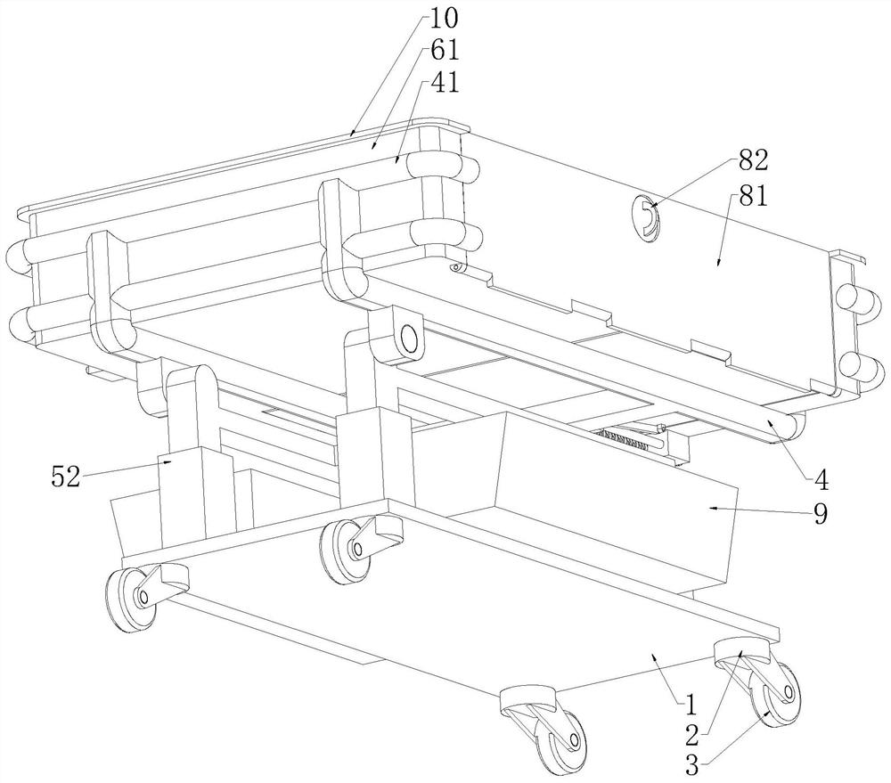 Obstetrical sickbed for infants