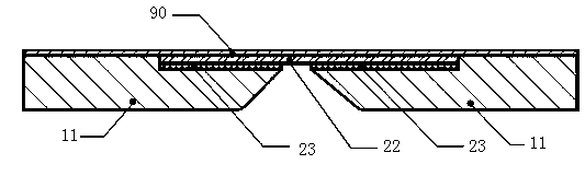 Sprayed product, and production method and special die thereof