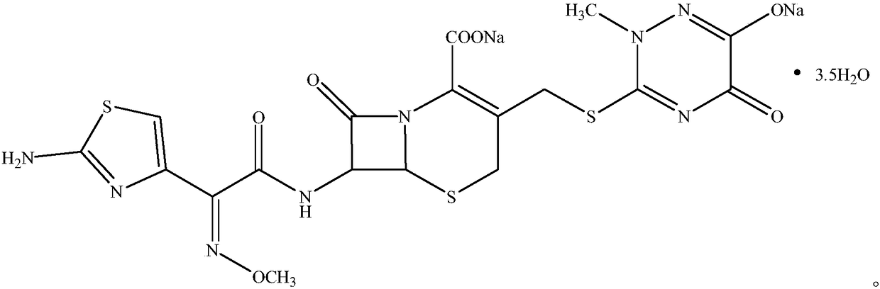 A kind of method of synthetic ceftriaxone sodium