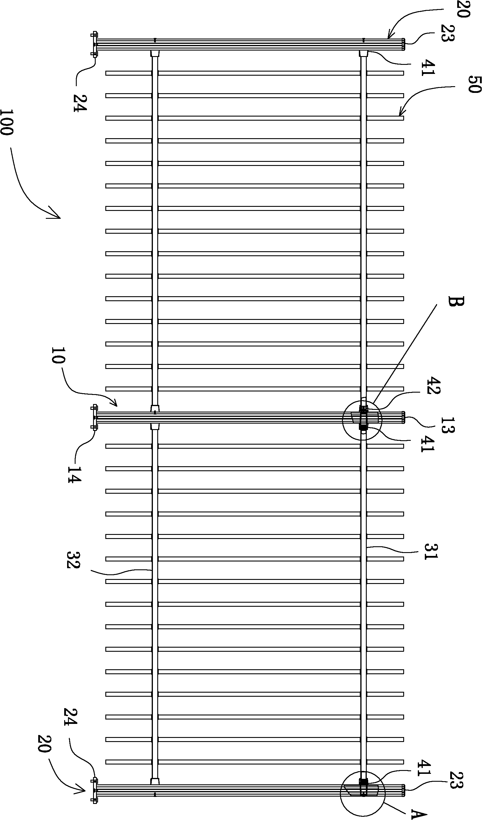Separated assembly type gate