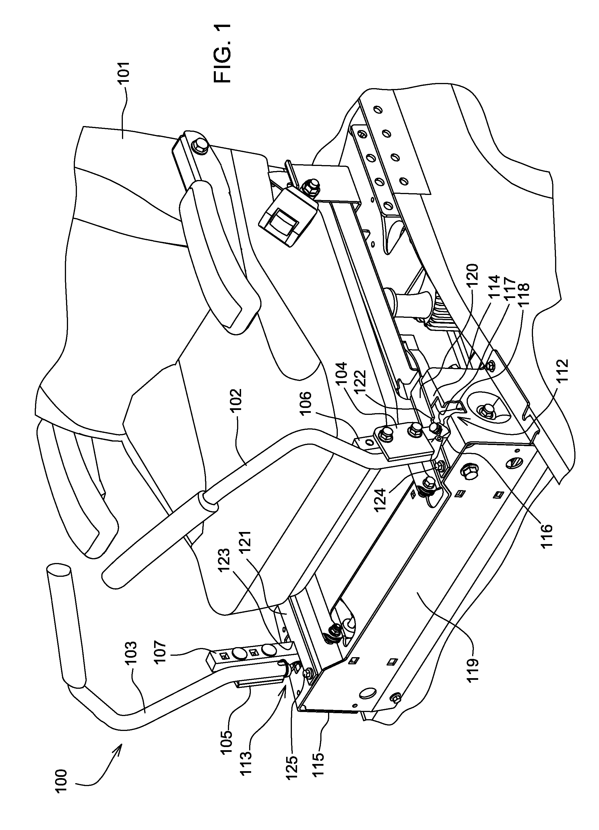 Dual lever steering controls with control stops