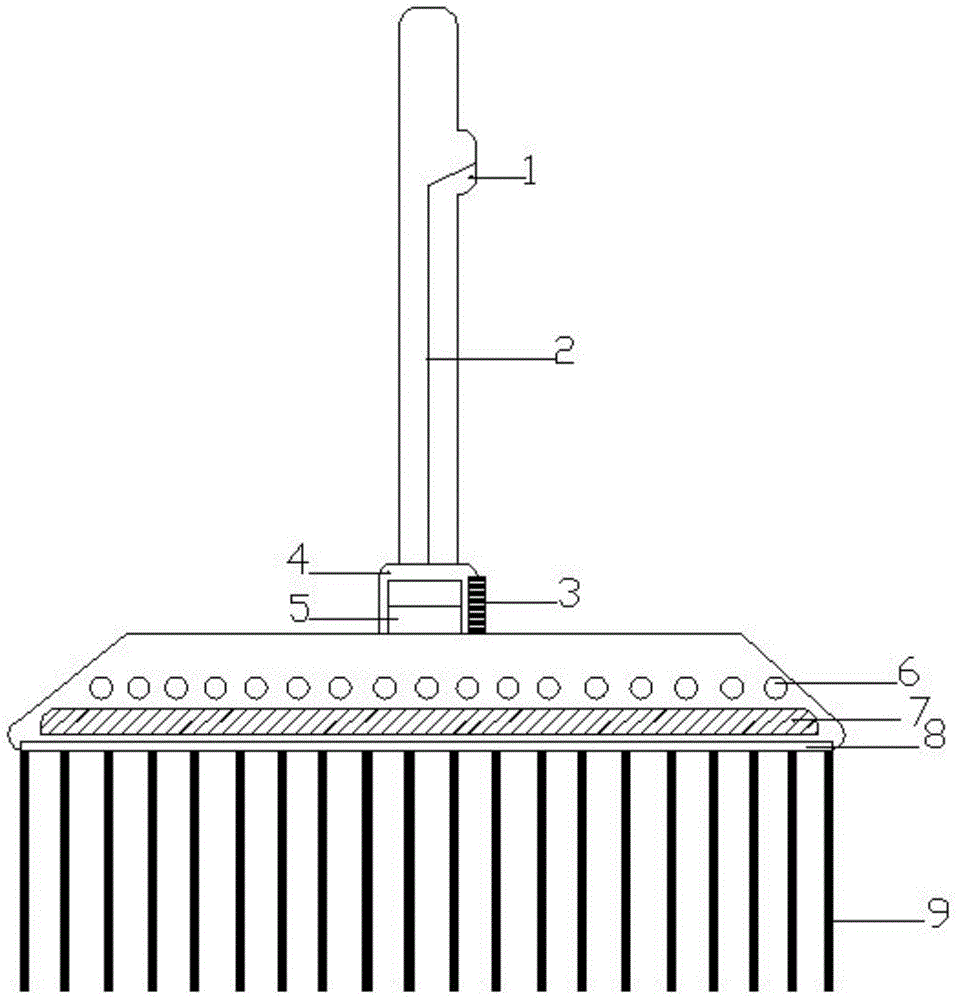 Novel lighting broom