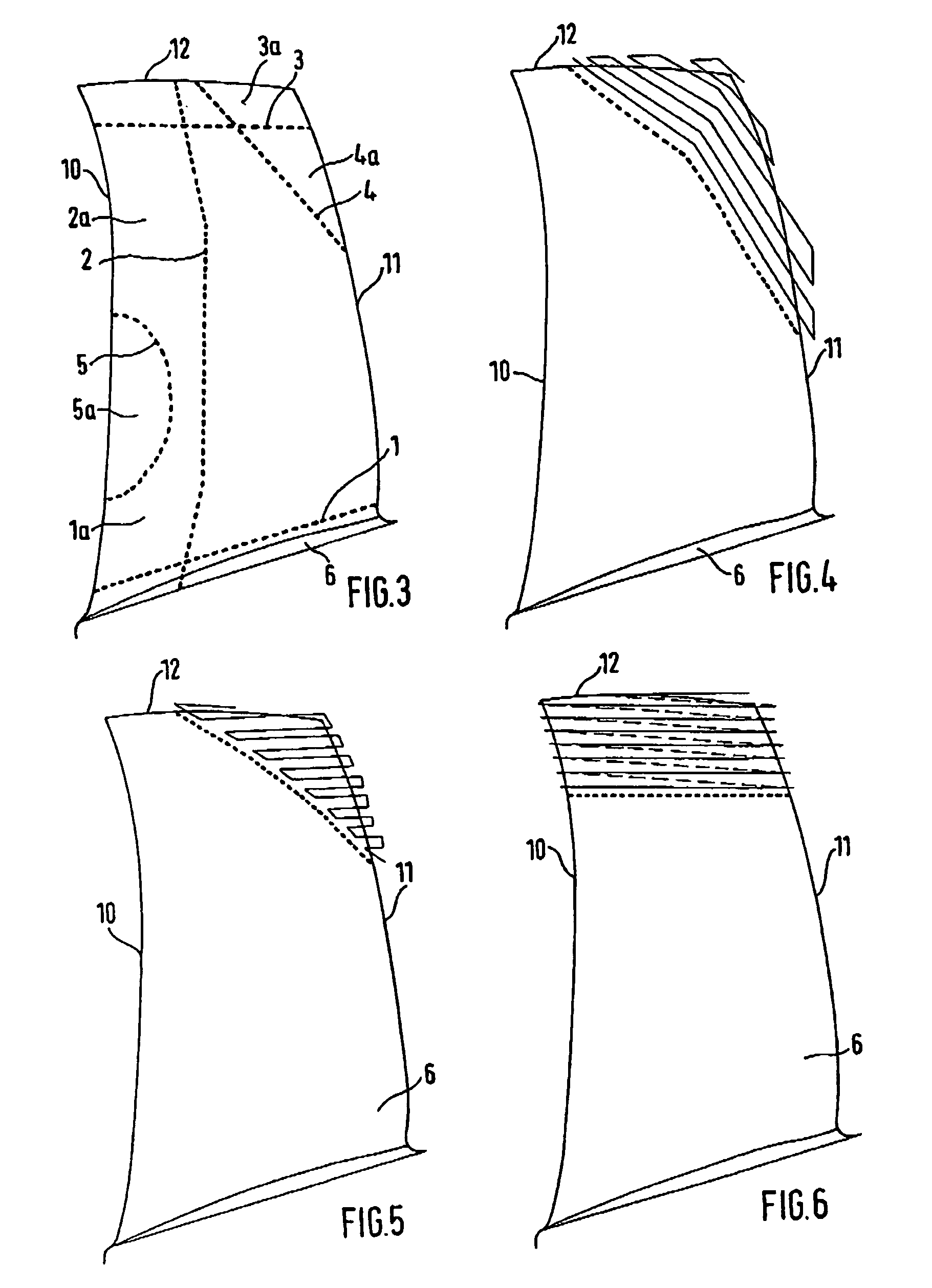 Method for the restoration of damaged areal components