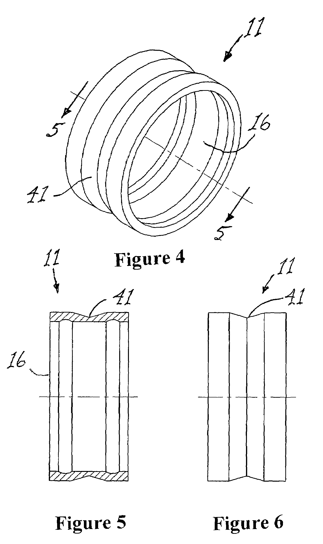 Compression ring for coaxial cable connector