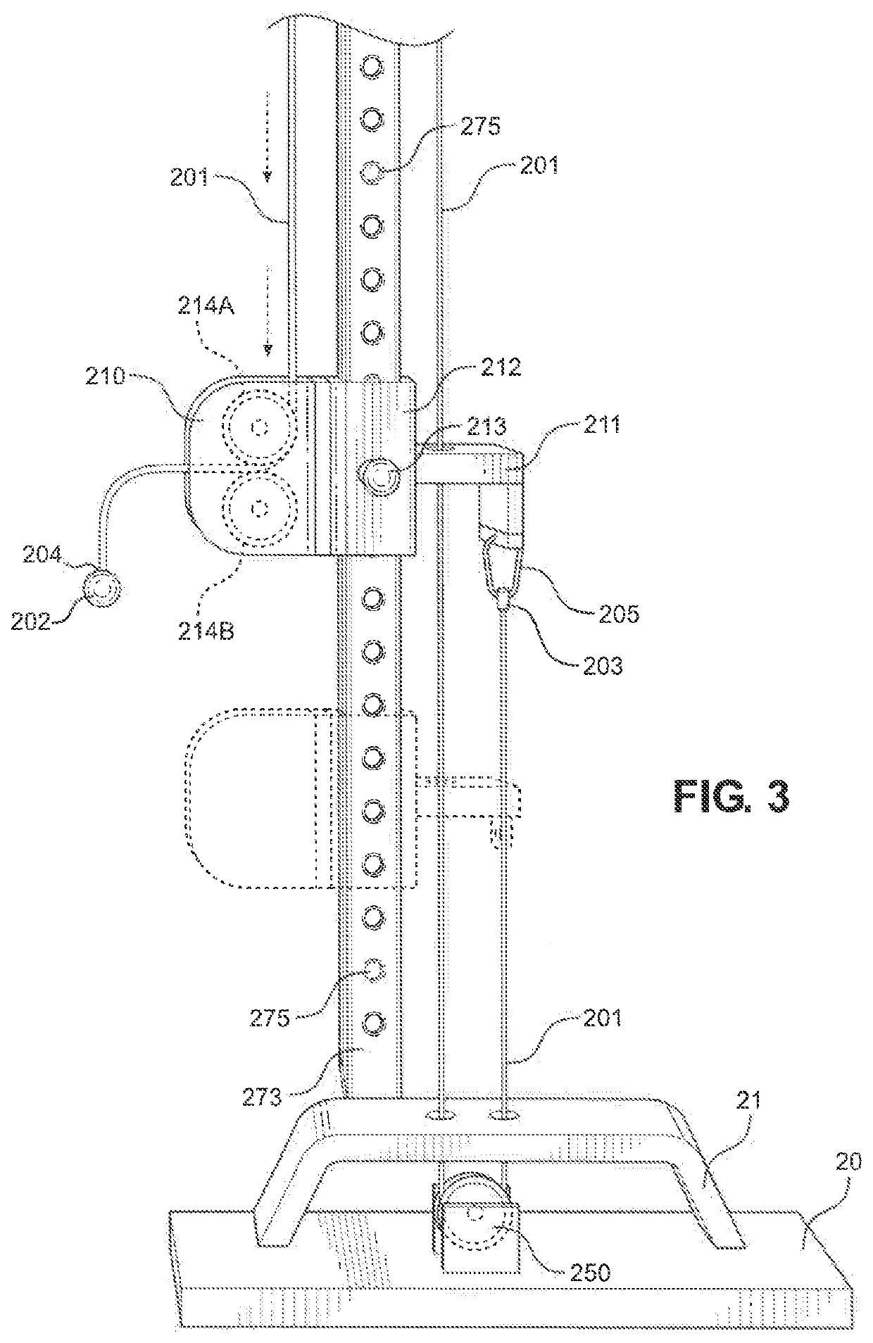 Dual balance adjustable spring tower apparatus and method of using same